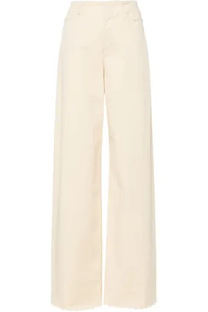 Maison Margiela Distressed wide-leg trousers