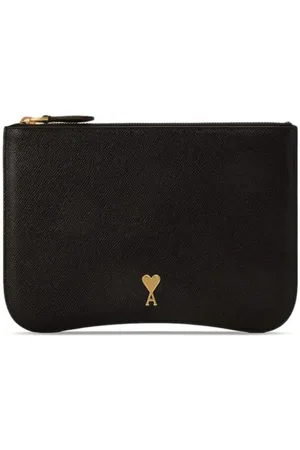 Ami Paris Paris leather pouch