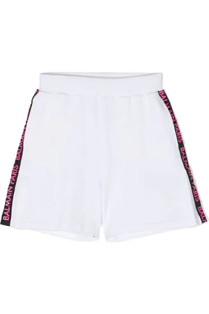Balmain Logo-print cotton shorts