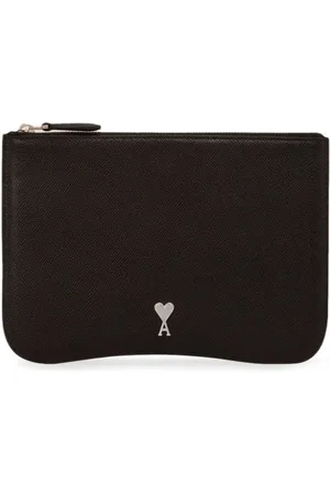 Ami Paris Paris leather pouch