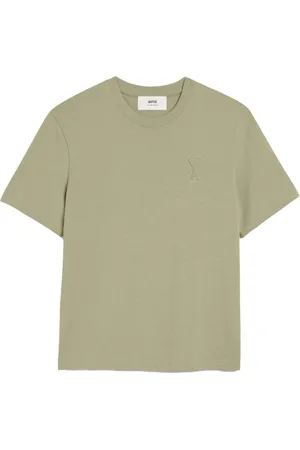 Ami Logo-embossed cotton T-shirt
