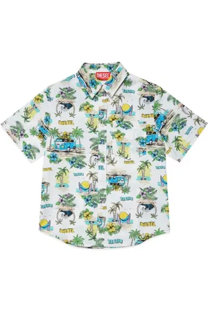 Diesel McPlay graphic-print cotton shirt