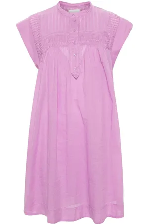 Isabel Marant Leazali pintuck midi dress