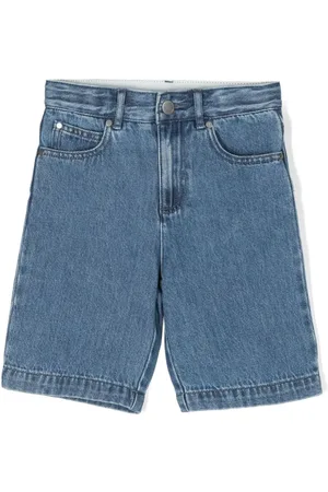 Stella McCartney Logo-appliqu?? denim shorts