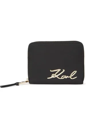 Karl Lagerfeld Signature zip wallet