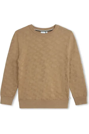 HUGO BOSS Monogram-print cotton jumper