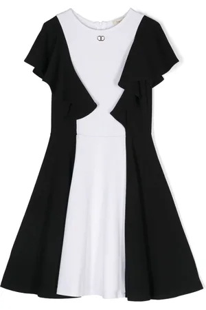 Twin-Set Ruffled-sleeve dress