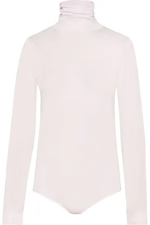 Maison Margiela Four-stitch sheer bodysuit