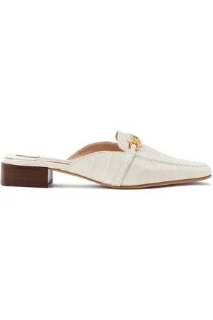 Tom Ford Whitney crocodile-embossed leather mules