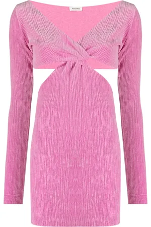 Nanushka Desta cut-out velvet dress