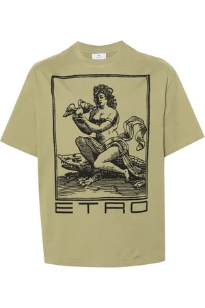Etro Graphic-print cotton T-shirt