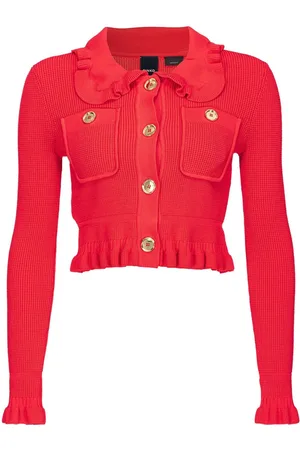 Pinko Peter pan-collar cardigam