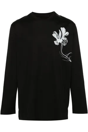 Y-3 GFX floral-print cotton T-shirt