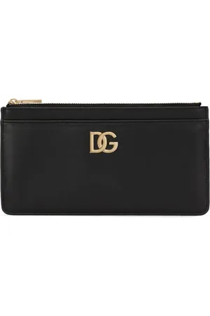 Dolce & Gabbana Logo-plaque leather wallet