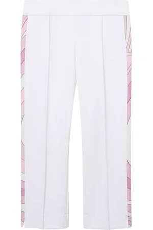 Puccini Iride-print cropped trousers