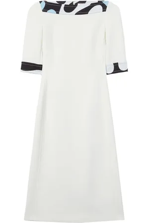 Puccini Leocorno-print A-line dress