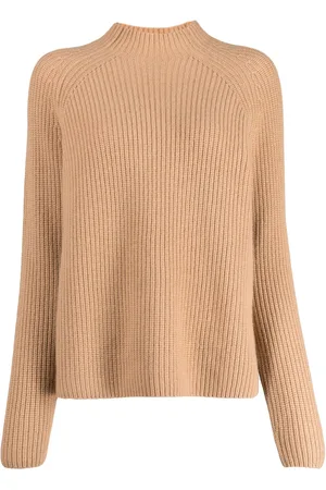 N.PEAL Mock-neck cashmere jumper