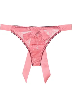 Untie Me lace thong, Fleur du Mal, Shop Women's Thongs Online