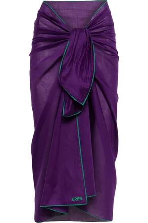 ERES Cabine logo-embroidered sarong