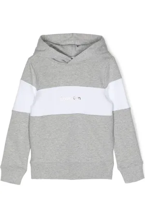 Calvin Klein Colour-block logo-print hoodie