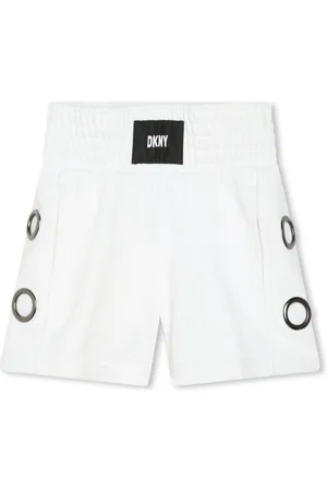 DKNY Logo-appliqu?? cotton shorts