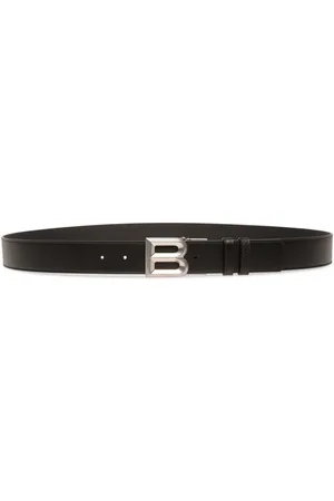 Bally Logo-buckle leather belt