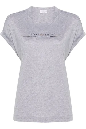 Brunello Cucinelli Logo-print cotton T-shirt