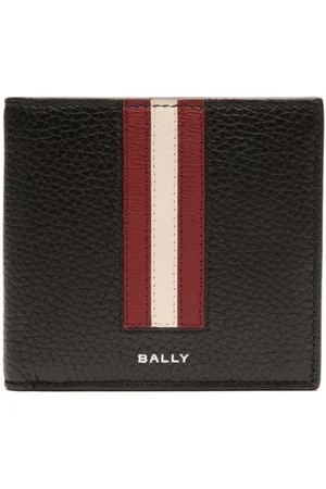 Bally Logo-stamp leather wallet