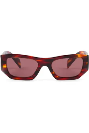 Prada Logo-plaque cat-eye sunglasses