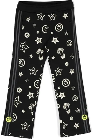 BARROW Logo-print cotton trousers