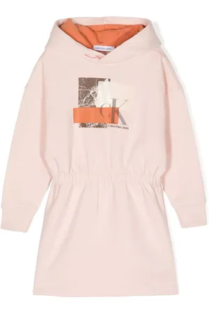 Calvin Klein Monogram-print hoodie dress