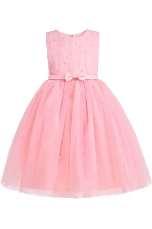 Tulleen Pearl-embellished tulle dress