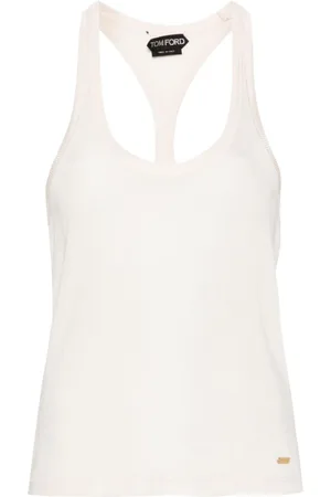 Tom Ford Ribbed-knit racerback top