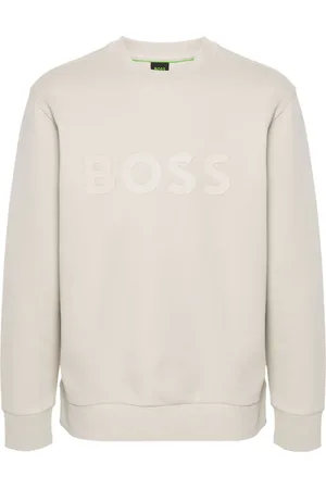HUGO BOSS Logo-appliqu?? cotton sweatshirt