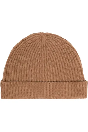 N.PEAL Ribbed-knit cashmere beanie