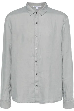 James Perse Long-sleeve linen shirt