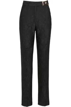 Silvia Tcherassi Orion floral-jacquard trousers