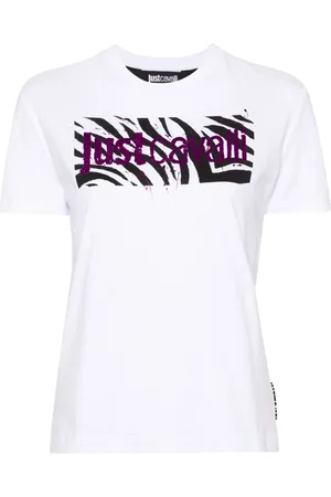 Roberto Cavalli Logo-print cotton T-shirt
