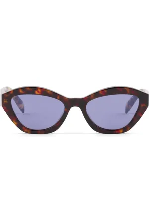 Prada Logo-plaque cat-eye sunglasses