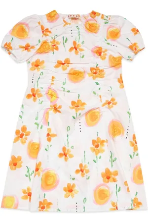 Marni Sunny Day floral-print poplin dress