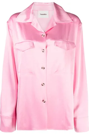 Nanushka Justina satin shirt