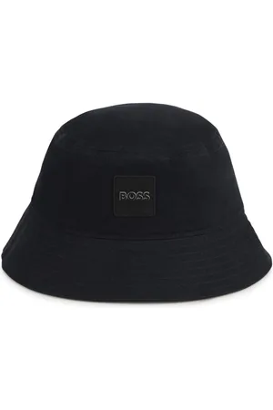 HUGO BOSS Logo-appliqu?? cotton bucket hat