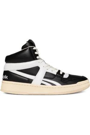 Reebok Logo-patch leather sneakers