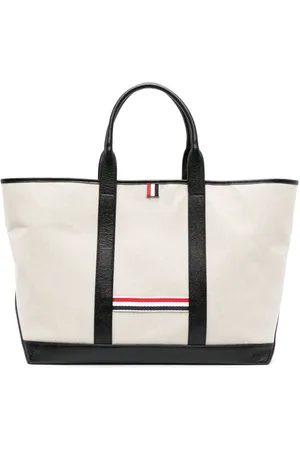 Thom Browne Medium RWB-stripe tote bag