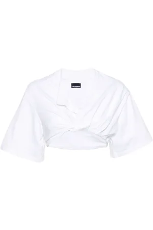 Jacquemus Le Bahia Court cotton T-shirt