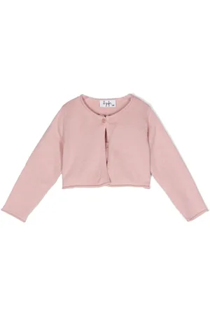 Il gufo Cropped cotton cardigan