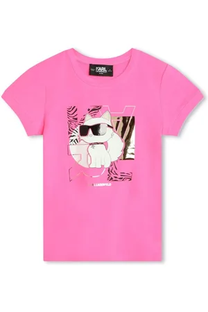 Karl Lagerfeld Choupette-print jersey T-shirt