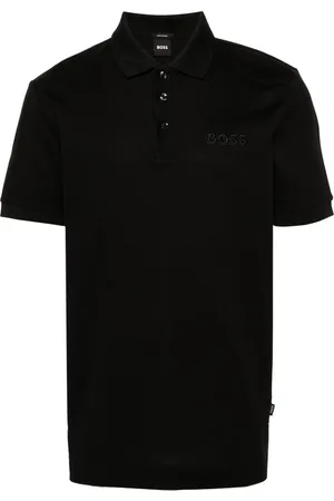 HUGO BOSS Embroidered-logo cotton polo shirt
