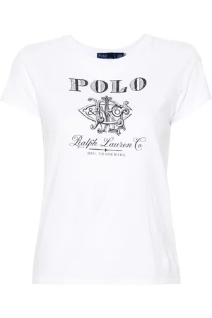 Lauren Ralph Lauren Women's Asymmetrical Jersey T-Shirt (Lily Pad