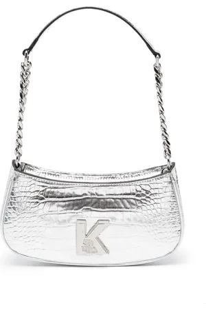Karl Lagerfeld K/Kameo metallic shoulder bag